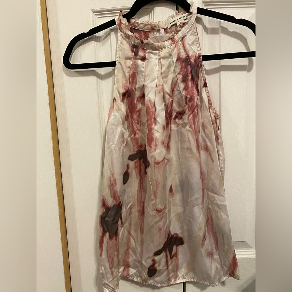 Sleeveless Halter Blouse